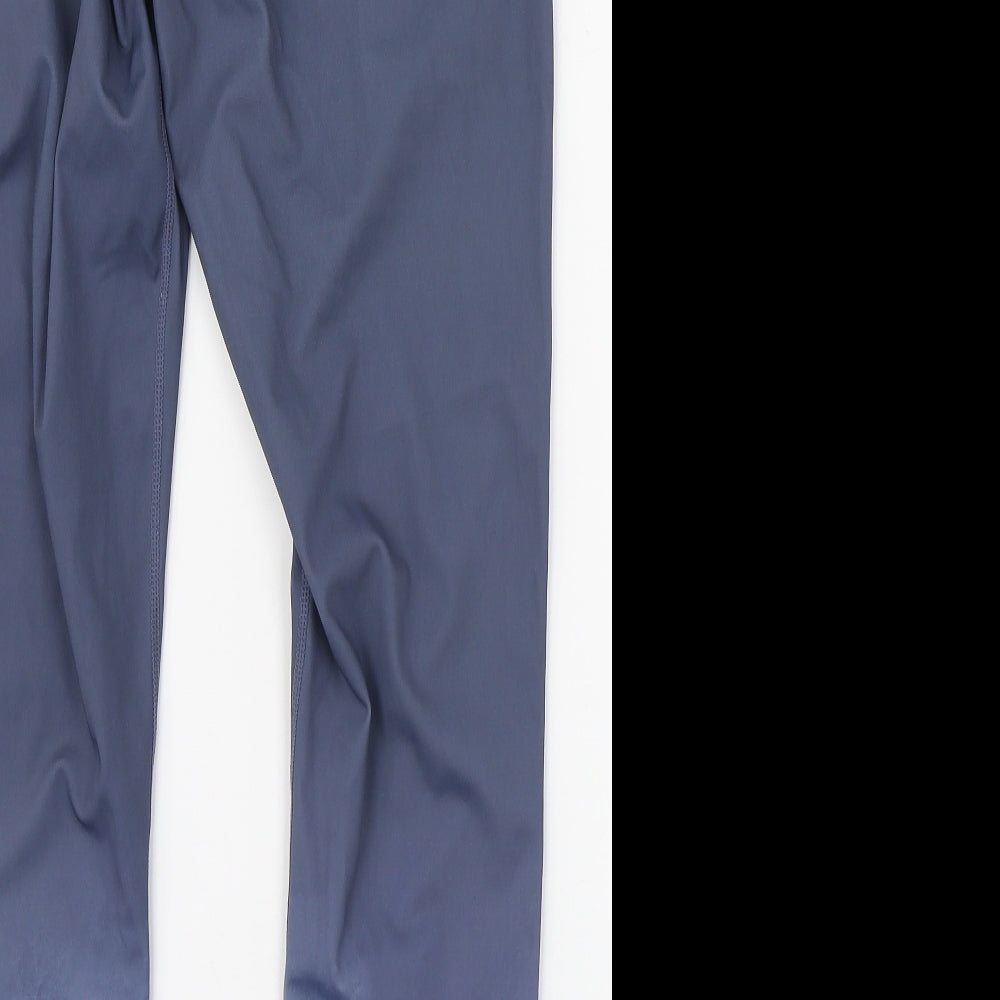 Dunnes Stores Womens Blue Polyester Jogger Leggings Size M L28 in Regular