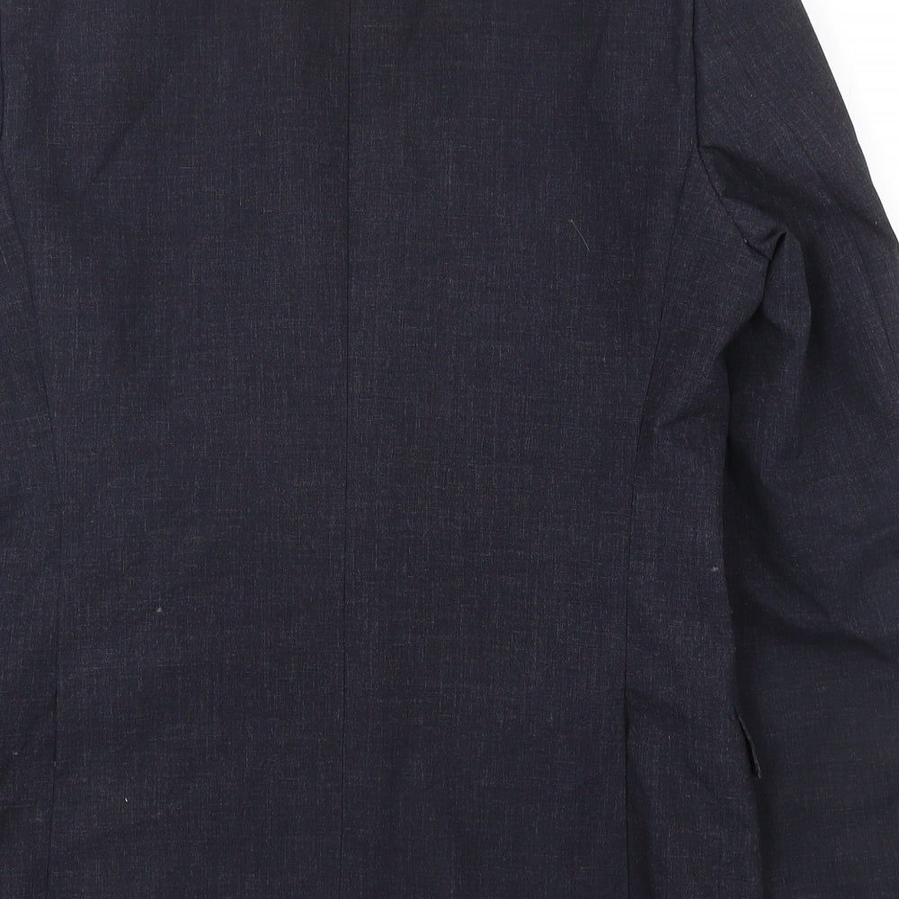 The Spitalfields Clothing Co. Mens Blue Polyester Jacket Suit Jacket