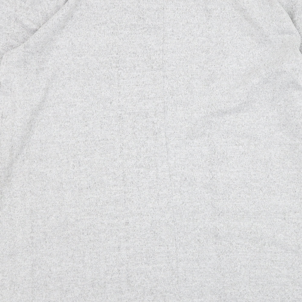 Marks and Spencer Womens Grey Polyester Pullover Sweatshirt Size 12 Pullover