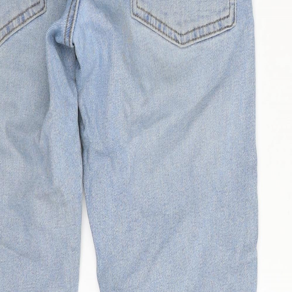 ASOS Womens Blue 100% Cotton Tapered Jeans Size 28 in L30 in Slim Zip