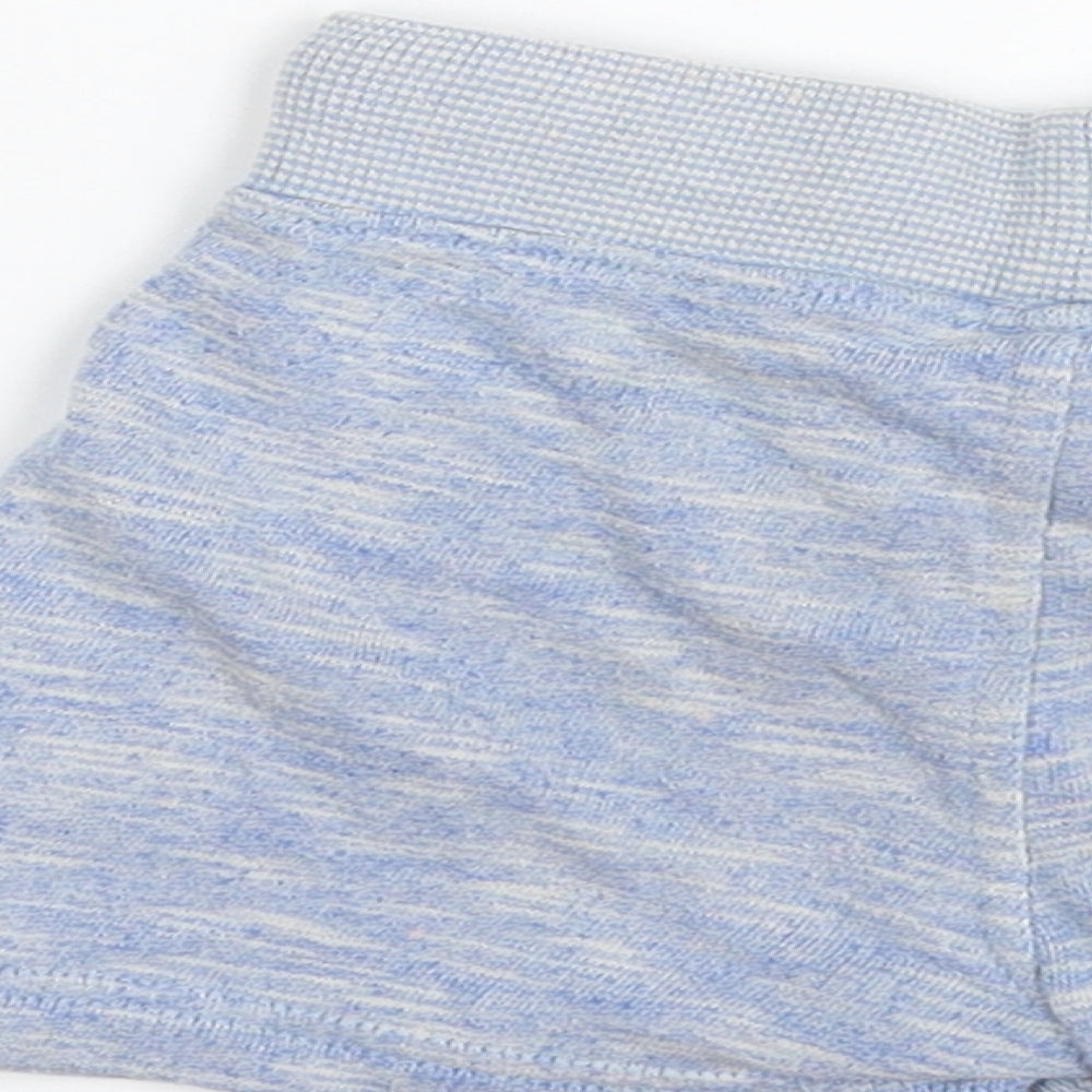 NEXT Baby Blue 100% Cotton Cropped Leggings Size 6-9 Months