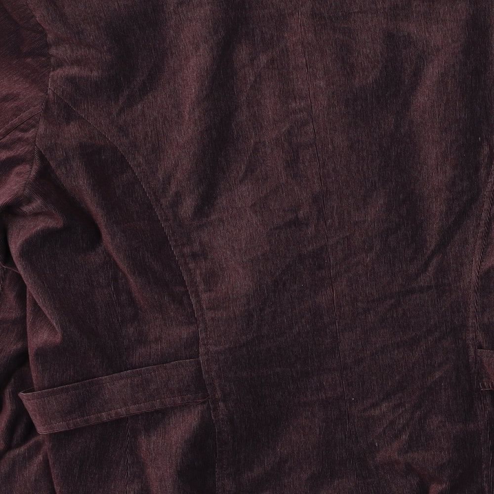 Klass Womens Purple Jacket Coatigan Size 14
