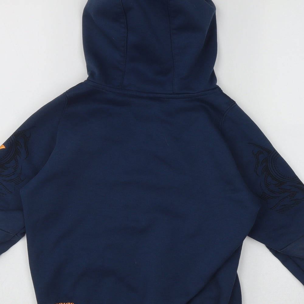 Warrior Boys Blue Polyester Pullover Hoodie Size 7-8 Years