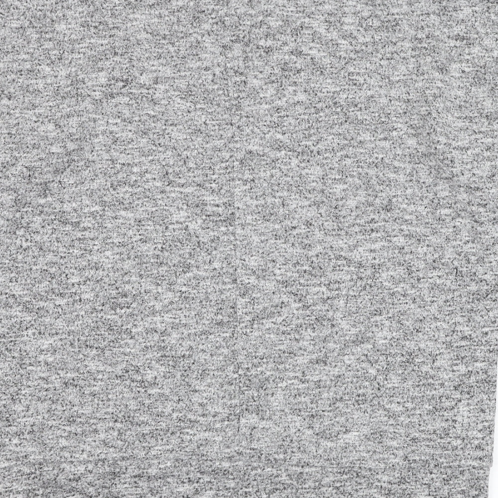 Dorothy Perkins Womens Grey Polyester Pullover Sweatshirt Size 8 Pullover