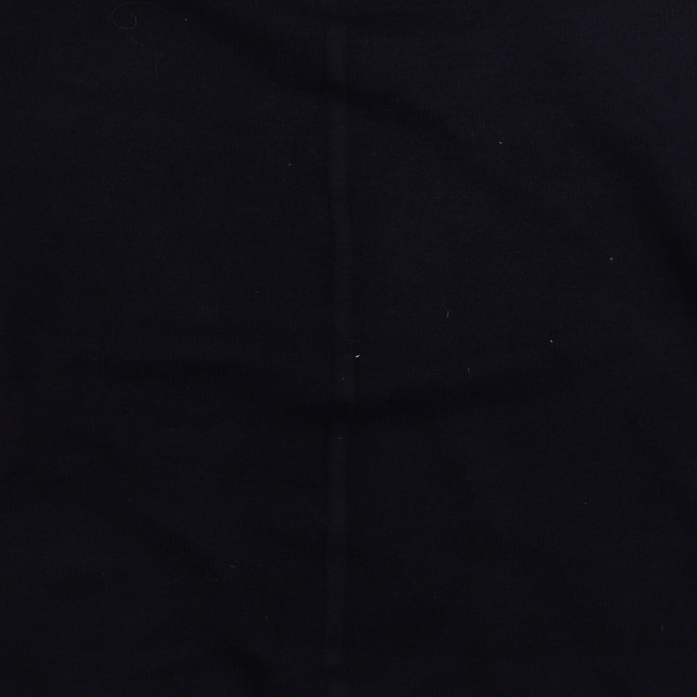 Marks and Spencer Womens Blue High Neck Acrylic Pullover Jumper Size XL