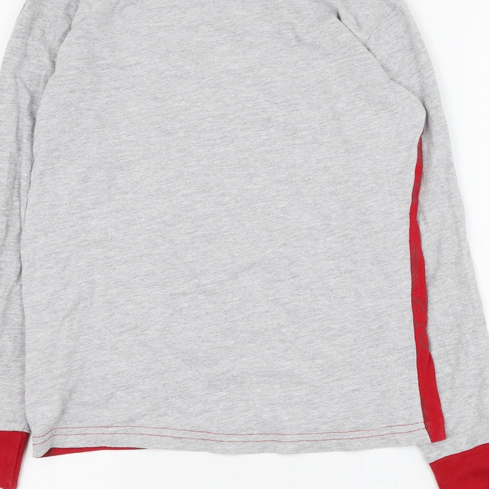 Dunnes Stores Boys Red Cotton Basic T-Shirt Size 9-10 Years Round Neck Pullover - Liverpool Football Club