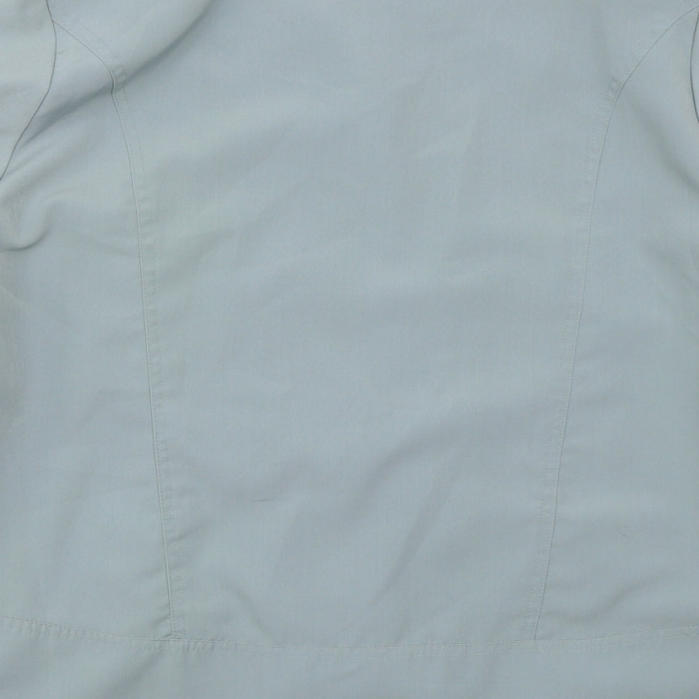 EWM Womens Blue Jacket Size 18 Button
