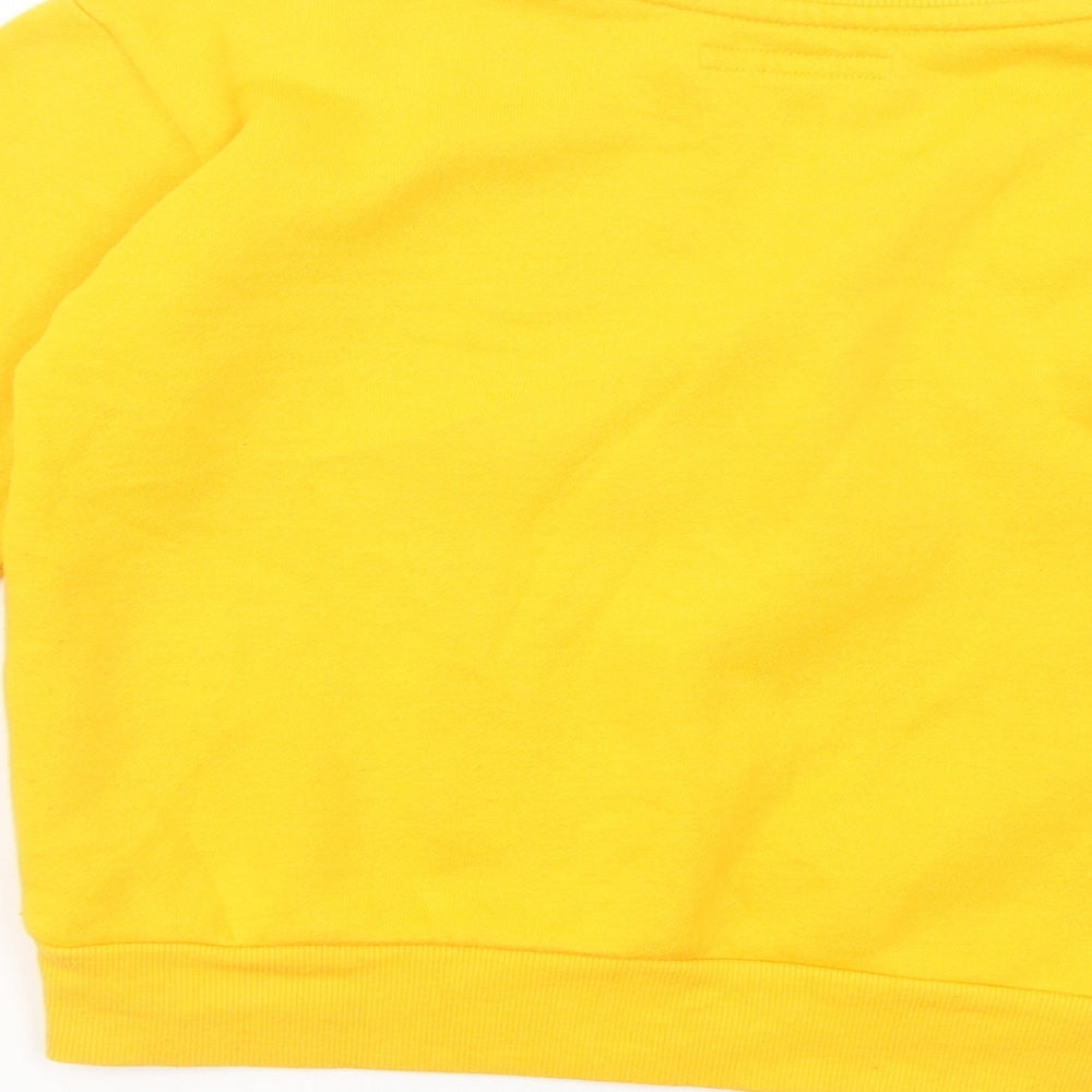 Primark Girls Yellow Polyester Pullover Sweatshirt Size 9-10 Years Pullover - NYC