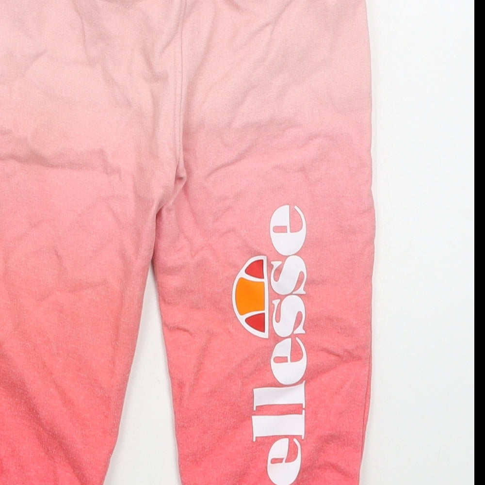ellesse Girls Pink Polyester Jogger Trousers Size 12-18 Months