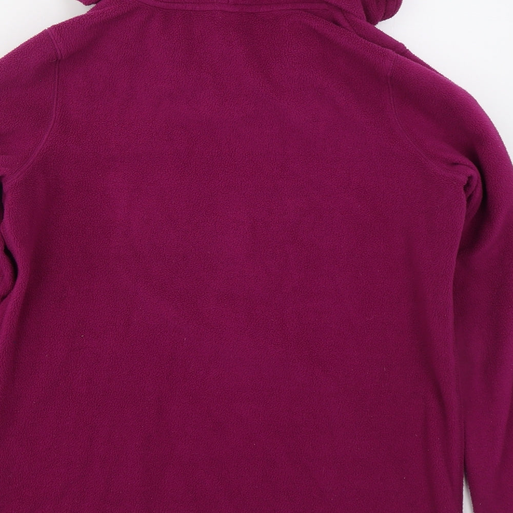 Lands End Womens Pink Polyester Pullover Sweatshirt Size S Pullover