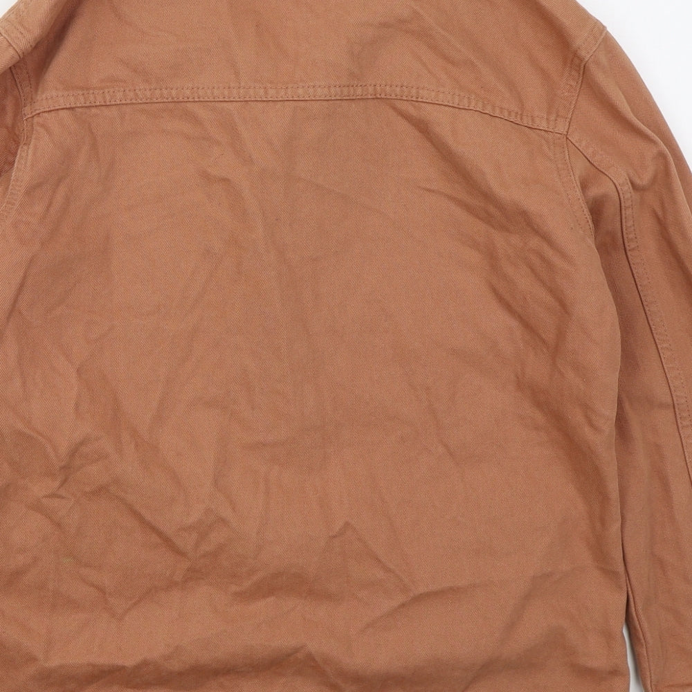 Primark Womens Orange Jacket Size 6 Button