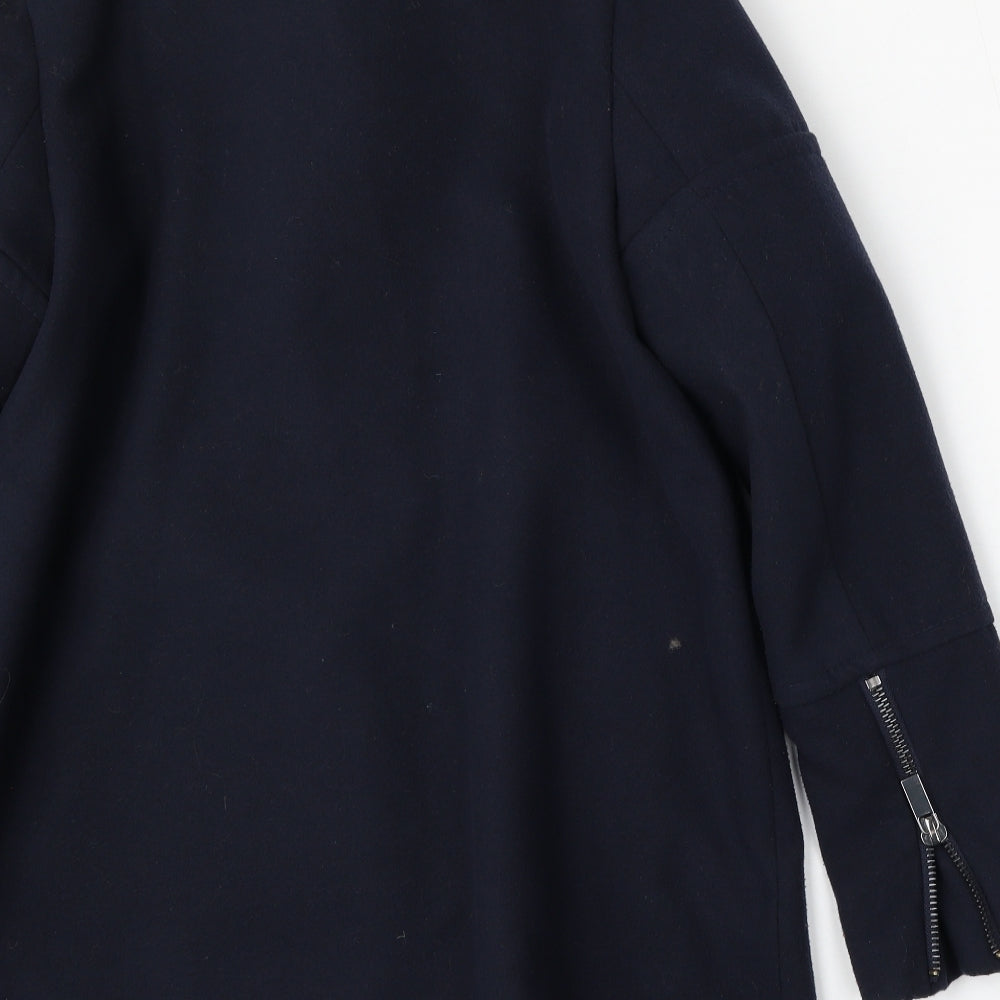 Mango Mens Blue Jacket Size M Zip