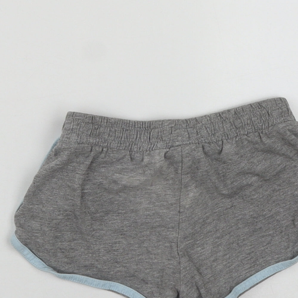 TU Boys Grey Cotton Sweat Shorts Size 3 Years Regular Drawstring