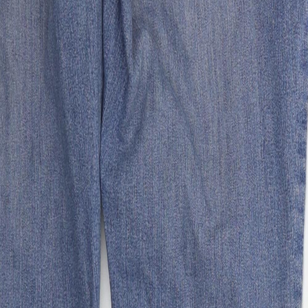 Yes Yes Womens Blue Cotton Skinny Jeans Size 10 L30 in Regular