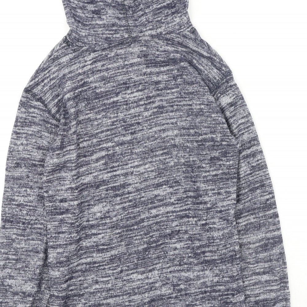 Debenhams Girls Blue Polyester Pullover Hoodie Size 11-12 Years - Butterflies