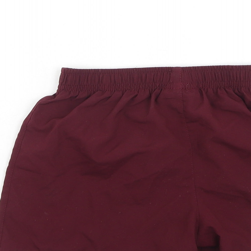 Umbro Boys Purple Polyester Sweat Shorts Size 4-5 Years Regular