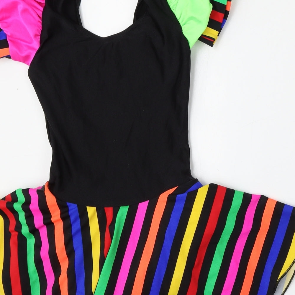 Dansek Dezines Girls Multicoloured Nylon Trapeze & Swing Size 12 Months Round Neck - Girls fancy dress