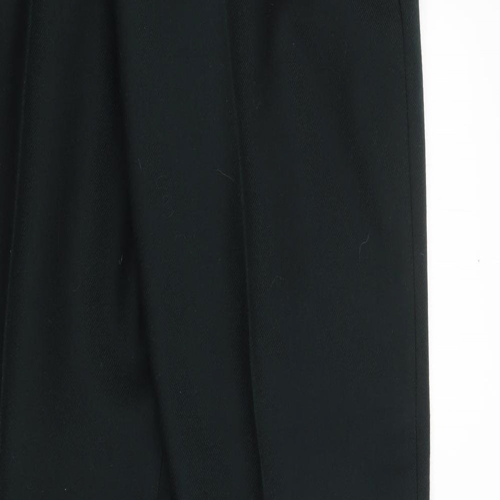 Preworn Womens Green Polyester Trousers Size 36 in L31 in Regular