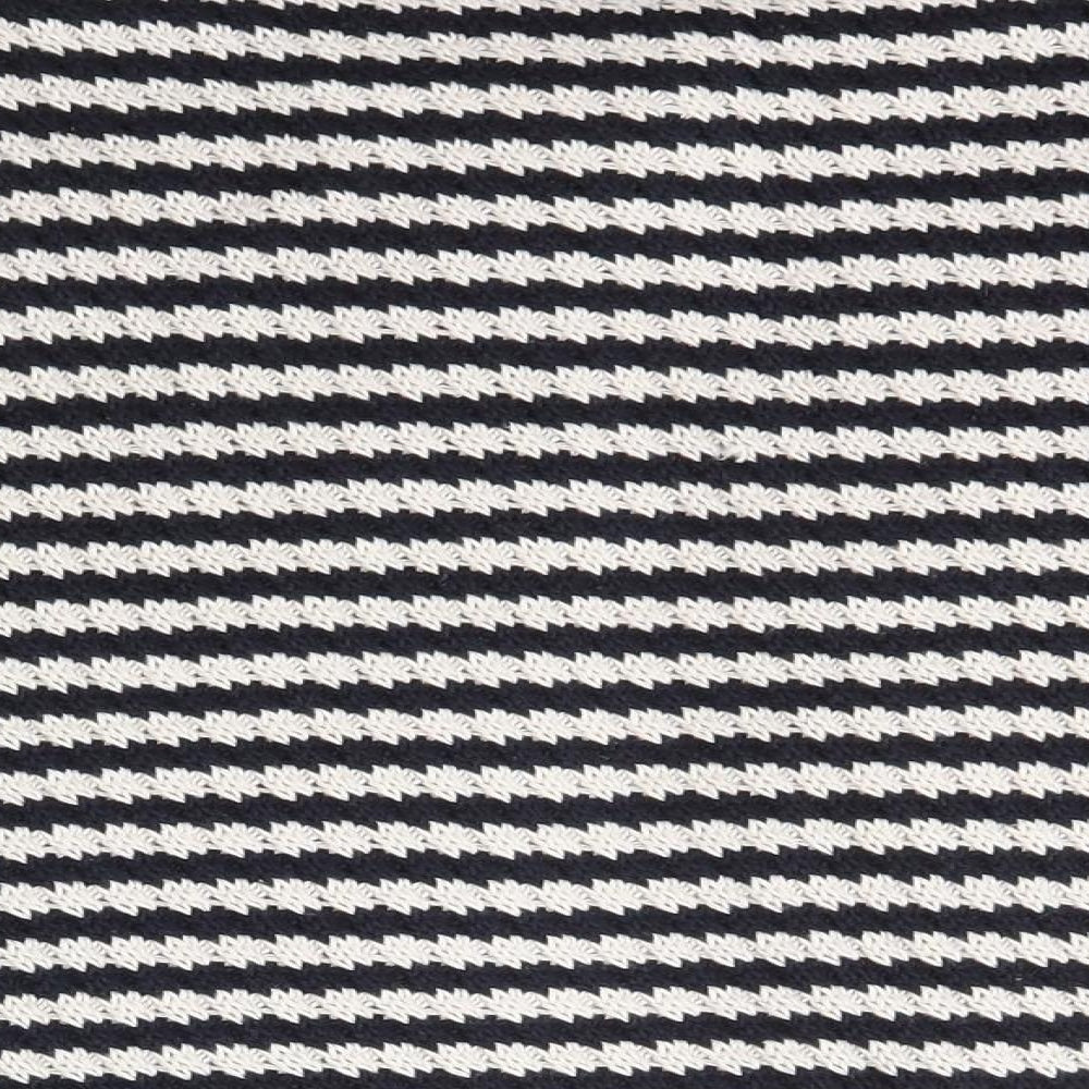 M&Co. Womens Blue Scoop Neck Striped Cotton Cardigan Jumper Size M