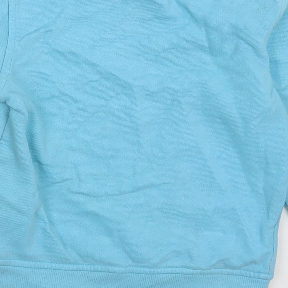 Geoge Boys Blue Cotton Pullover Jumper Size 12-18 Months Pullover