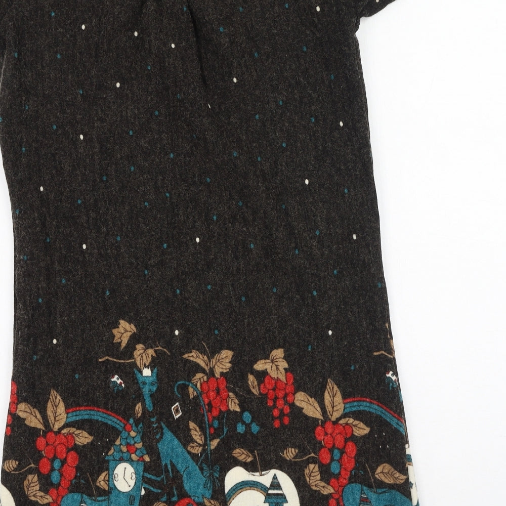 Shika Womens Multicoloured Cotton Bodycon Size S Round Neck