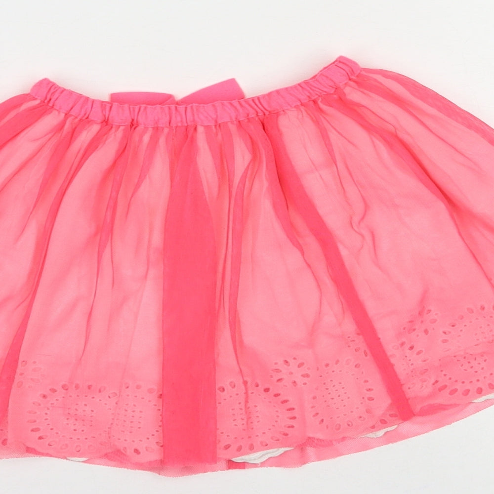 Billieblush Girls Pink Polyacrylate Fibre Skater Skirt Size 2 Years Regular