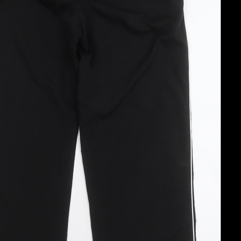 TESCO Womens Black Polyester Jogger Trousers Size M L29 in Regular