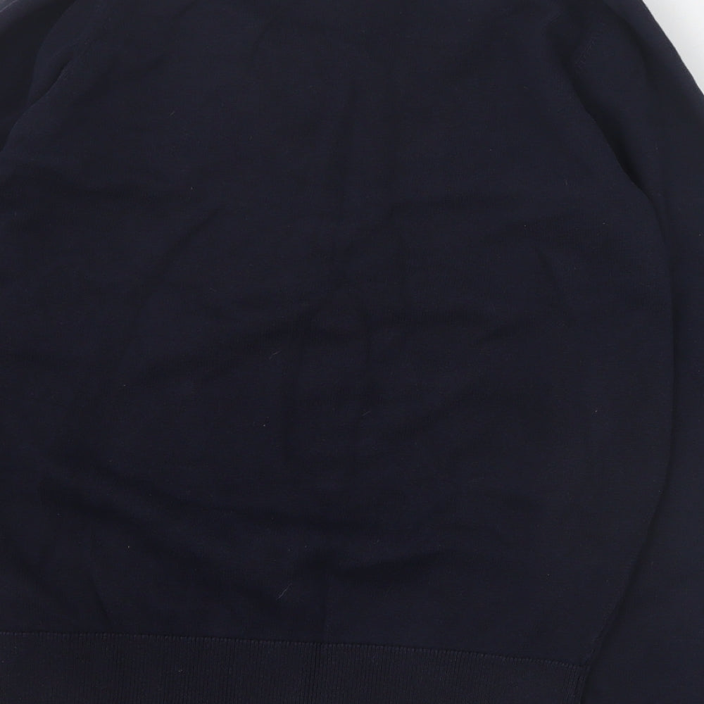 Trutex Boys Blue V-Neck Cotton Pullover Jumper Size 2XS Pullover