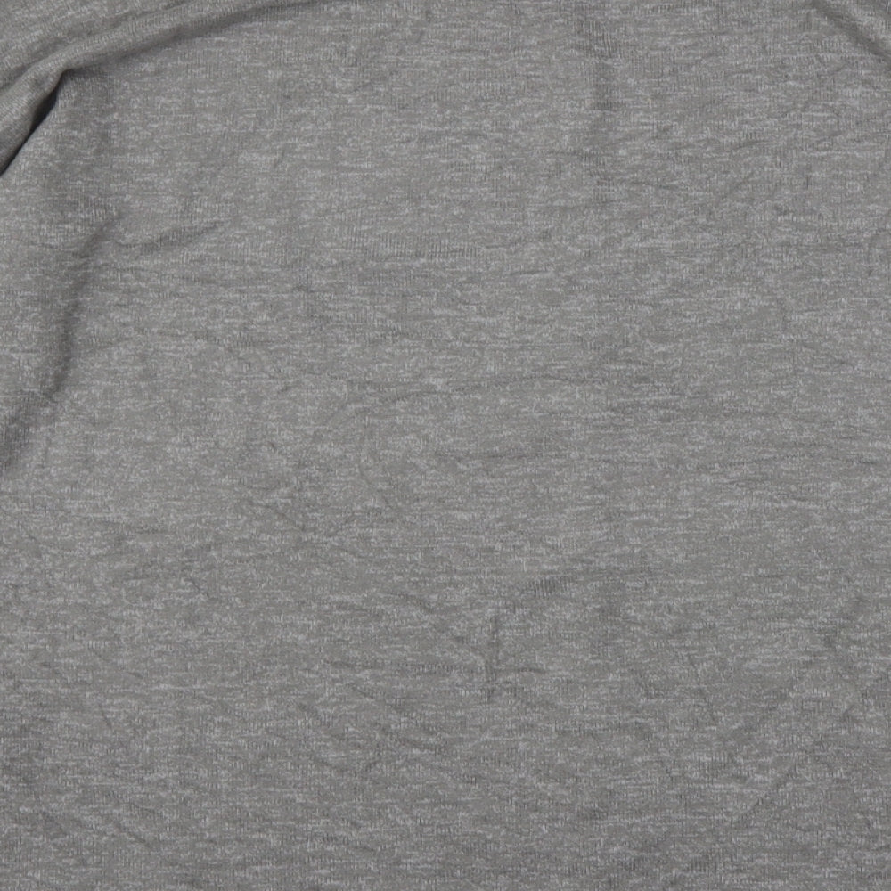 Marks and Spencer Womens Grey Round Neck Viscose Pullover Jumper Size 12
