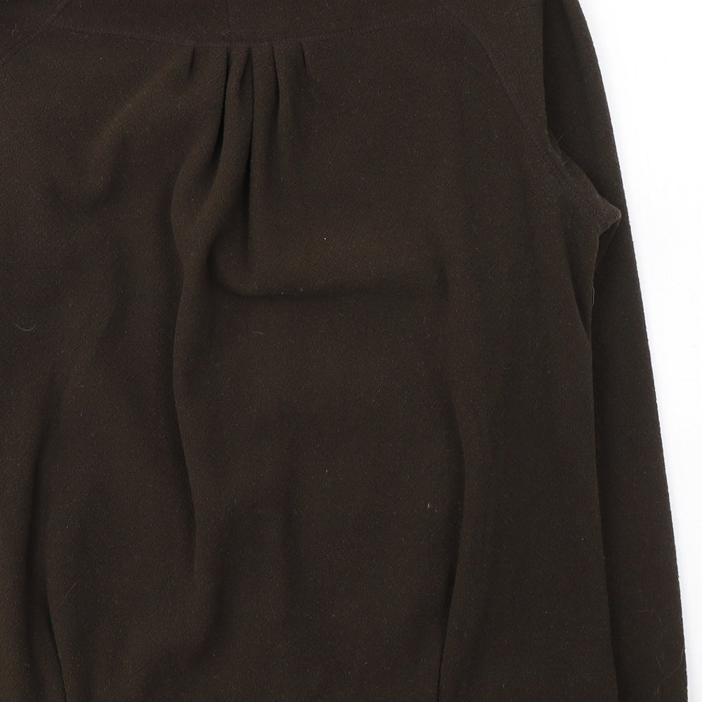 Topgirl Womens Green Polyester Full Zip Sweatshirt Size 12 Zip
