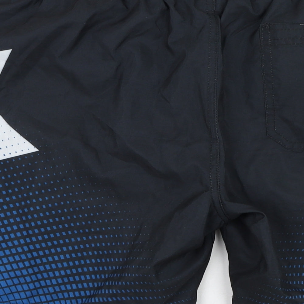 McKenzie Mens Black Polyester Sweat Shorts Size M L7 in Regular - Swimwear