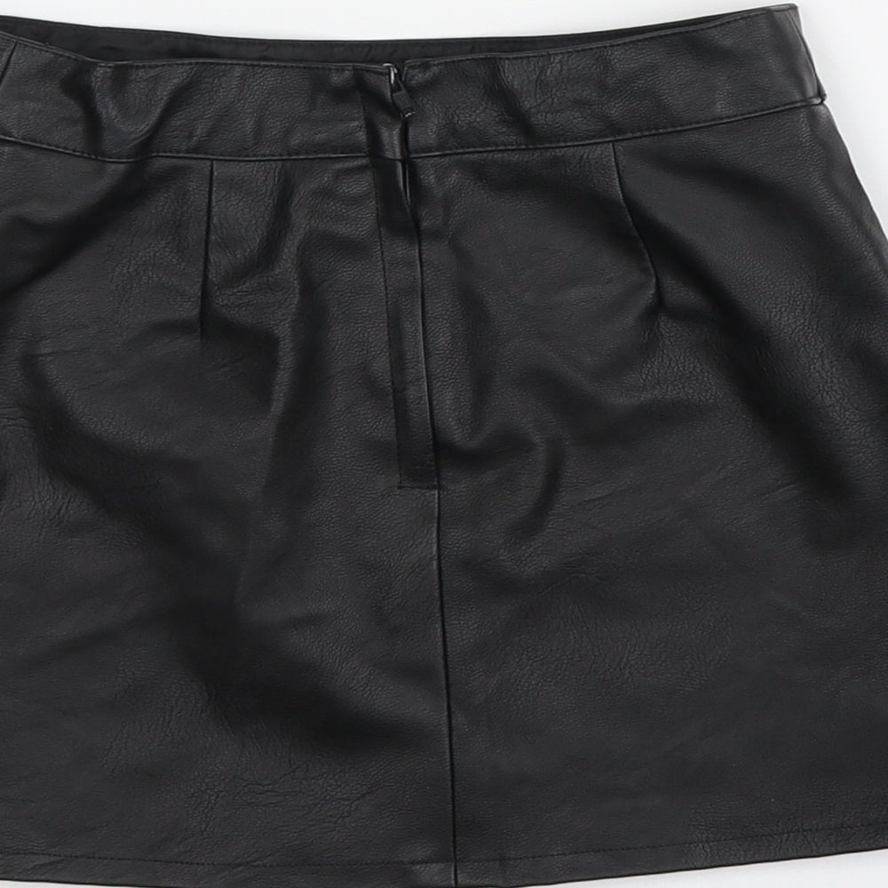 George Girls Black 100% Polyester Mini Skirt Size 5-6 Years Regular
