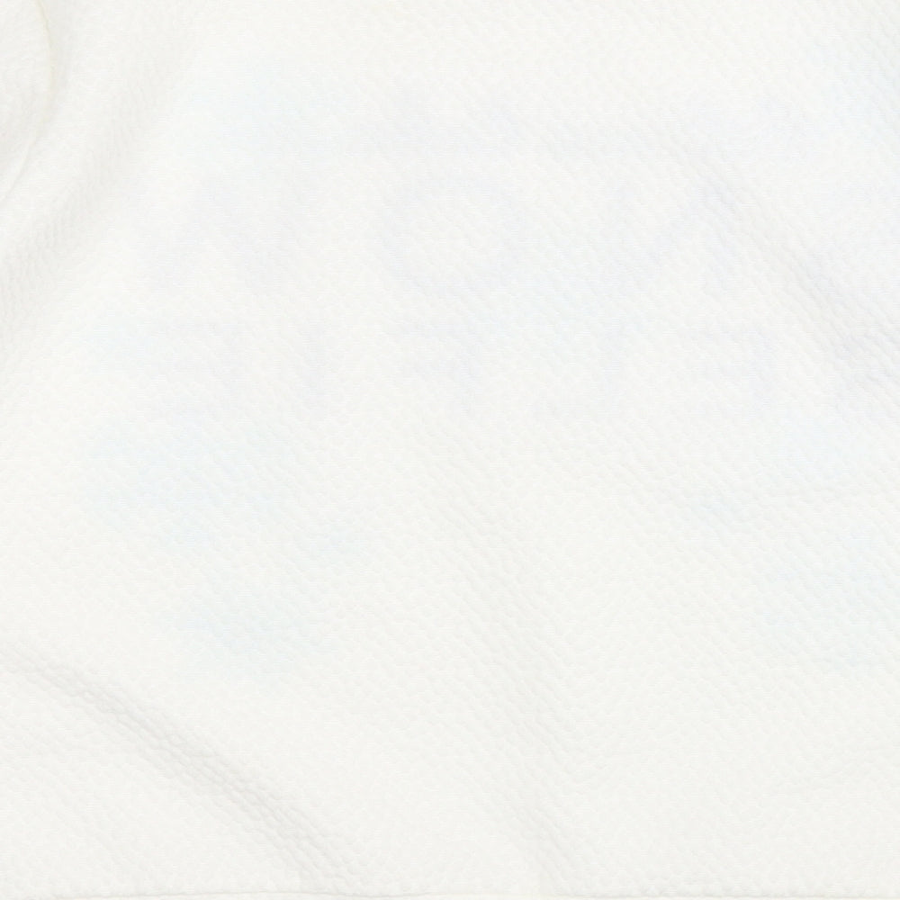 Candy Couture Girls White Polyester Pullover Sweatshirt Size 12-13 Years - Snow Flake