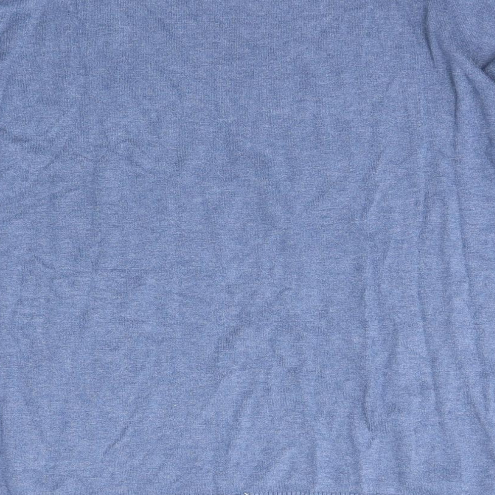 Atmosphere Womens Blue Scoop Neck Viscose Pullover Jumper Size 12