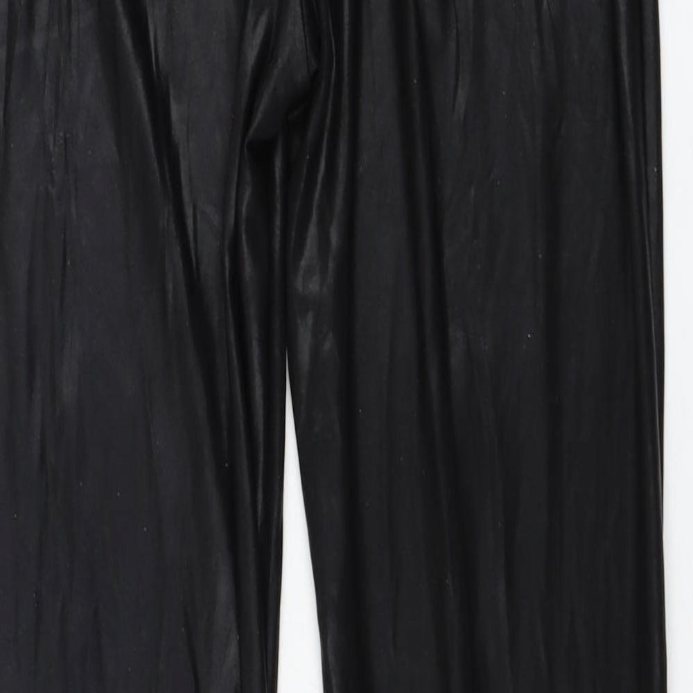 Quiz Womens Black Polyester Capri Leggings Size M L27 in
