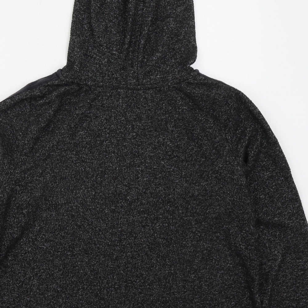 Marks and Spencer Womens Grey Polyester Pullover Hoodie Size 10 Pullover