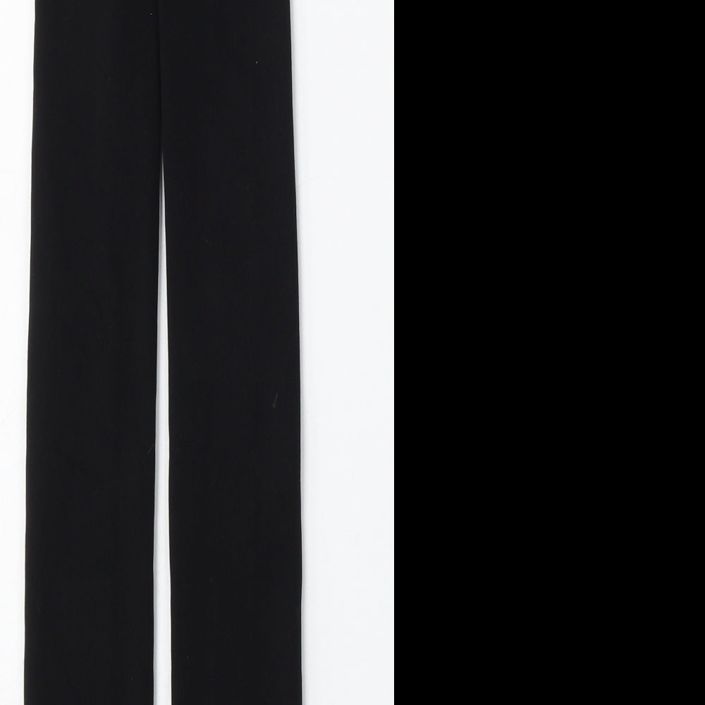 Primark Womens Black Polyester Jogger Trousers Size S L25 in Regular