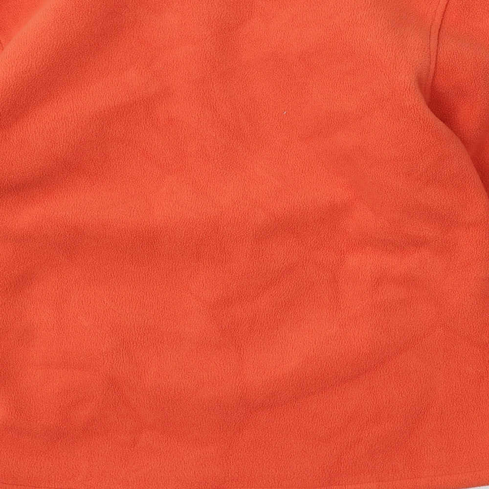Principles Womens Orange Polyester Pullover Sweatshirt Size 14 Snap