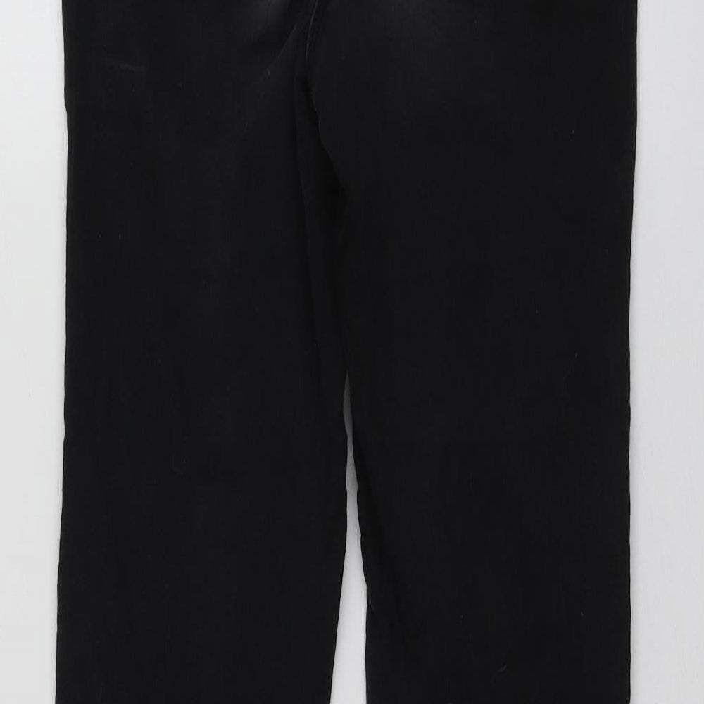 Papaya Womens Black Cotton Skinny Jeans Size 8 L27.5 in Regular