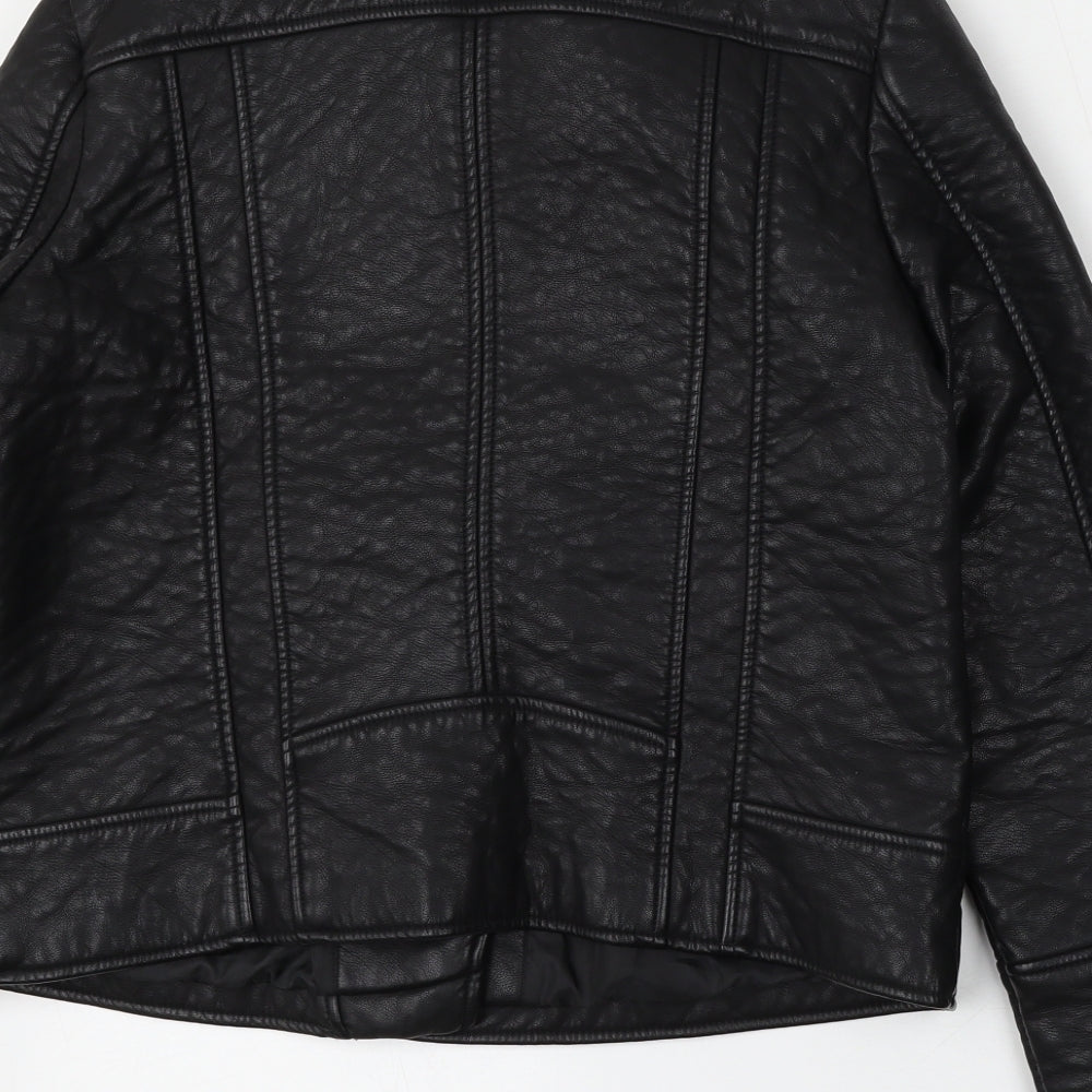 Dorothy Perkins Womens Black Jacket Size 14 Zip