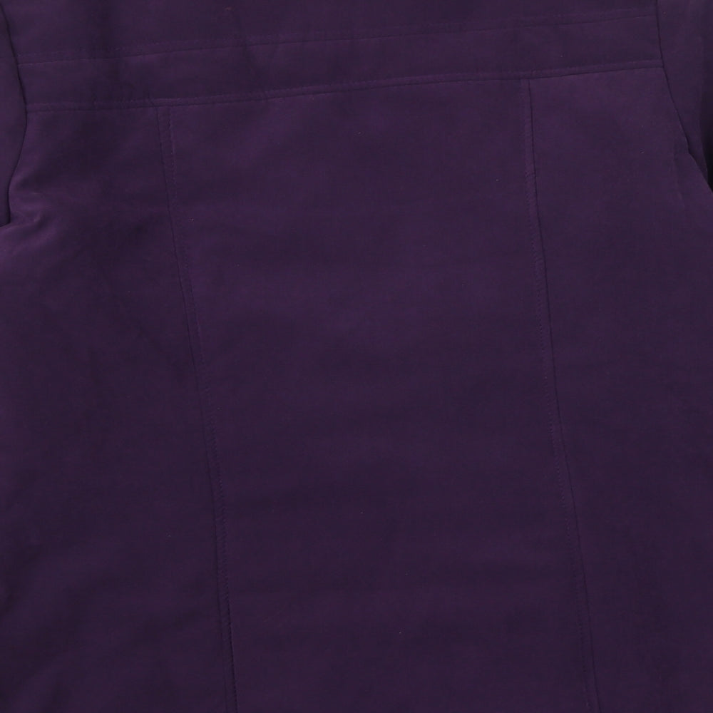 BHS Womens Purple Parka Coat Size 14