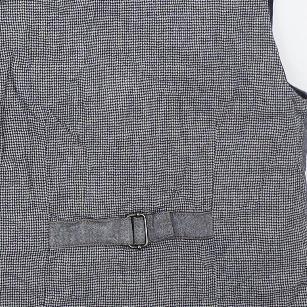 NEXT Boys Blue Jacket Waistcoat Size 4-5 Years Button