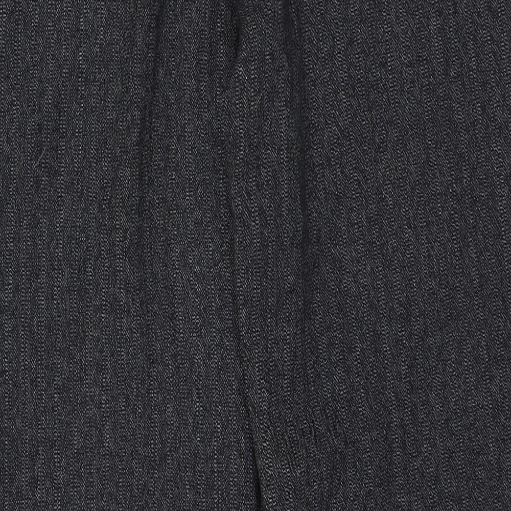 NEXT Womens Grey Polyester Trousers Size 16 L30 in Regular