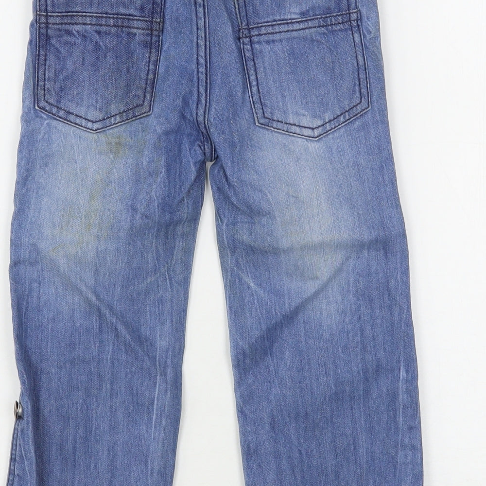 Minnie Mouse Boys Blue Cotton Straight Jeans Size 2-3 Years Regular Button