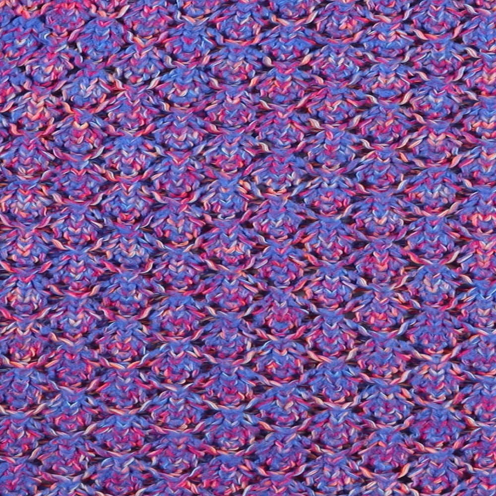 M&Co Womens Multicoloured Boat Neck Acrylic Pullover Jumper Size S