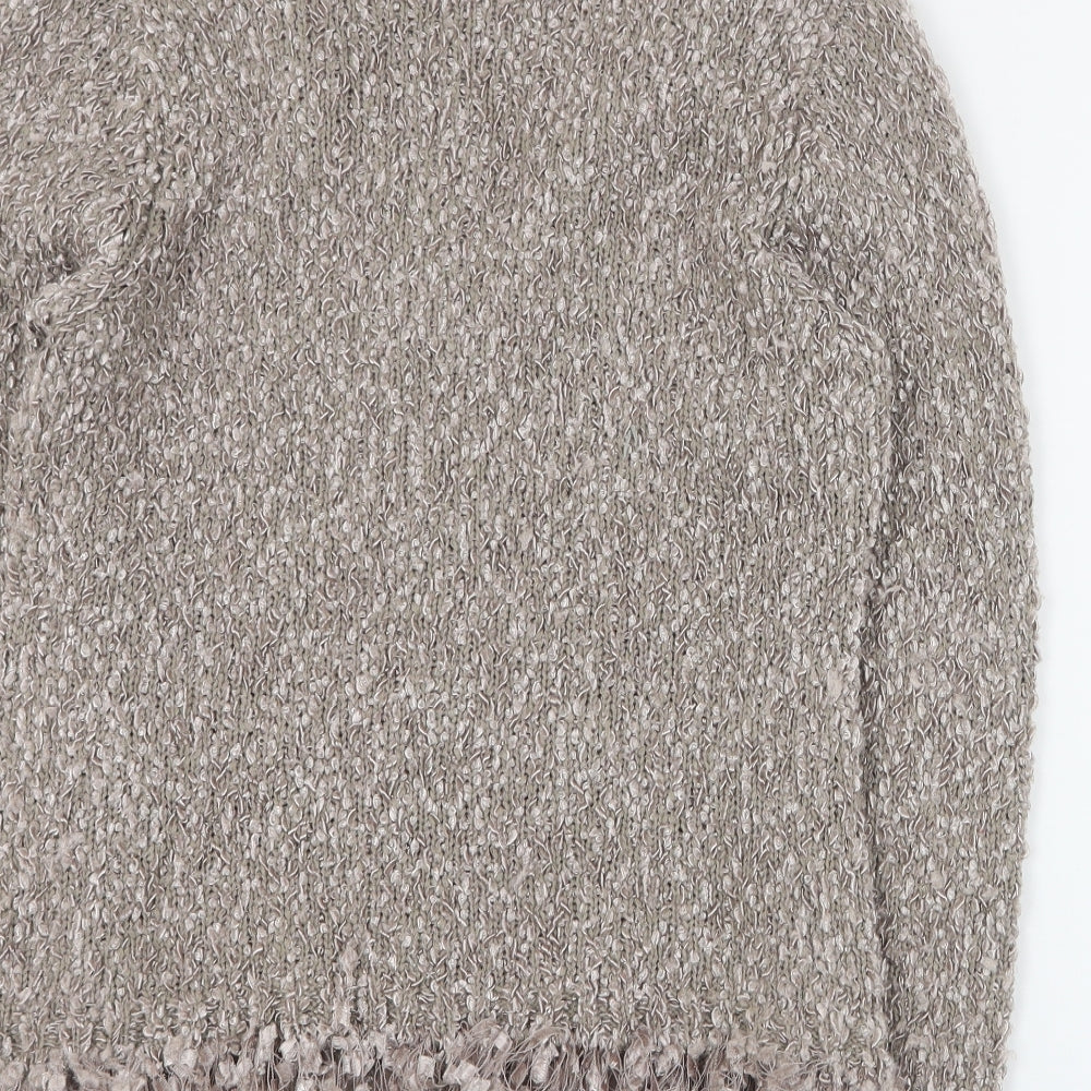 Stephen Y Womens Beige Jacket Size M Zip