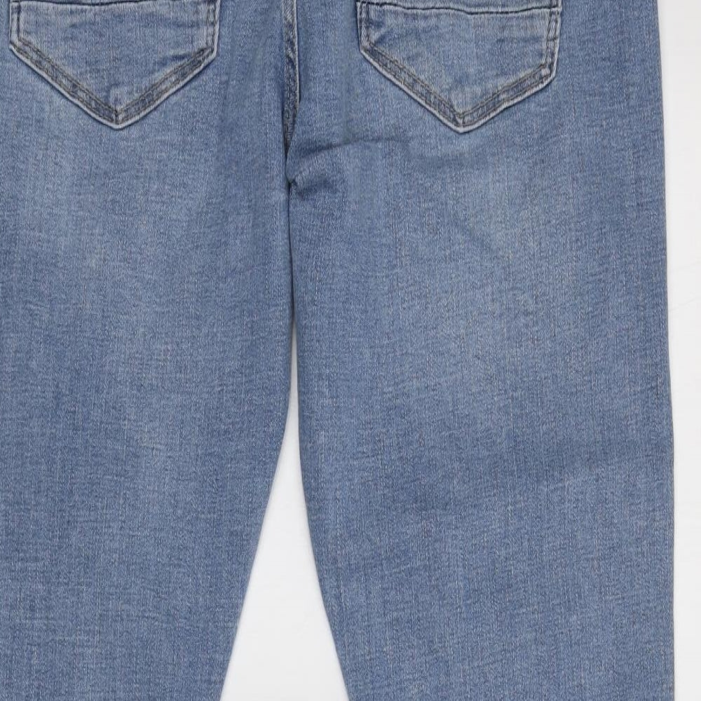 Denim & Co. Womens Blue Cotton Skinny Jeans Size 36 in L32 in Regular