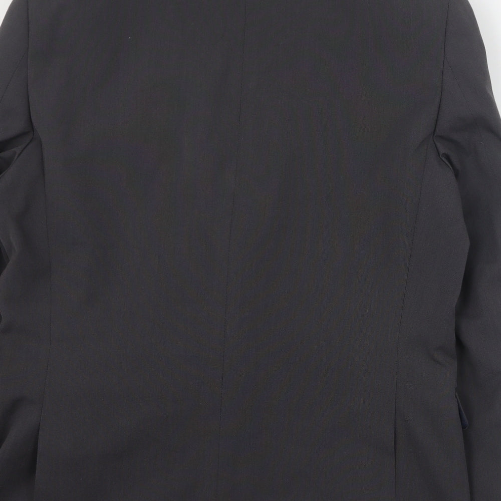 NEXT Mens Grey Polyester Jacket Suit Jacket Size L