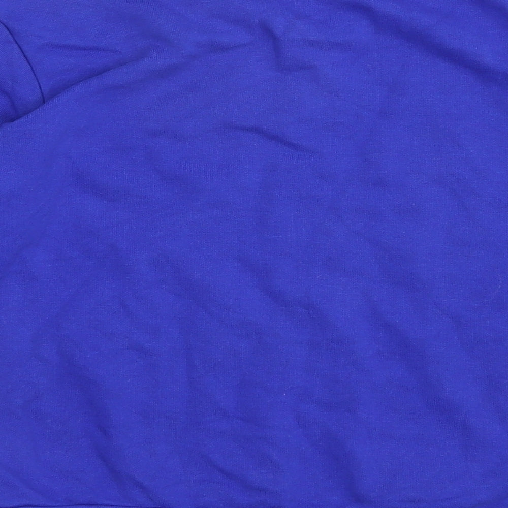 George Boys Blue Cotton Pullover Sweatshirt Size 7-8 Years Pullover - Schoolwear