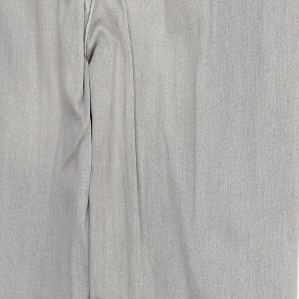 Marks and Spencer Womens Grey Cotton Skinny Jeans Size 10 L27 in Regular Button